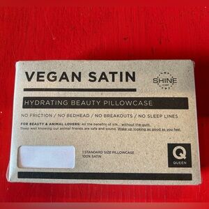 Vegan Satin Silk Standard Queen Size Pillowcase